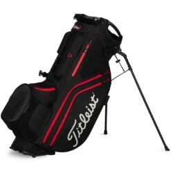 Titleist Hybrid 14 Stand Bag -COB Golf Club Shop titleist 2023 hybrid 14 stand bag black black red itempicture