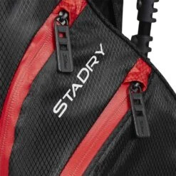 Titleist Players 4 Stadry Stand Bag -COB Golf Club Shop titleist 2023 players 4 stadry stand bag black black red detail1 itempicture
