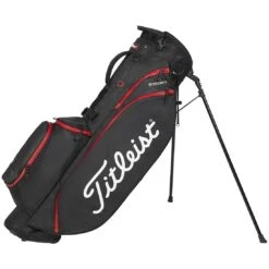 Titleist Players 4 Stadry Stand Bag -COB Golf Club Shop titleist 2023 players 4 stadry stand bag black black red itempicture
