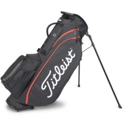 Titleist Players 5 Stand Bag -COB Golf Club Shop titleist 2023 players 5 stand bag black black red itempicture