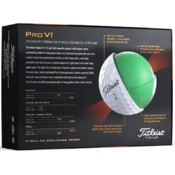 Titleist Pro V1 Golf Balls -COB Golf Club Shop titleist 2023 pro v1 golf balls back itempicture 1
