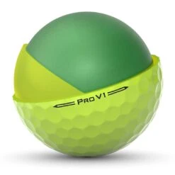Titleist Pro V1 Yellow Personalized Golf Balls -COB Golf Club Shop titleist 2023 pro v1 yellow golf balls cutout itempicture 1