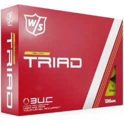 Wilson Staff Triad Yellow Golf Balls